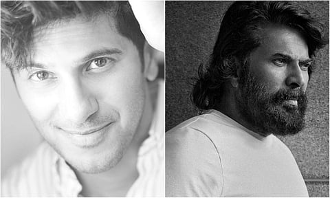 Dulquer Salmaan and Mammootty