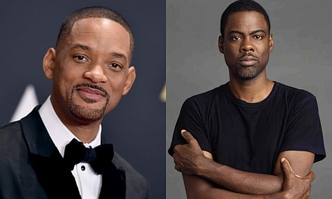Chris Rock jokes about Oscar slap controversy; refers to Will Smith as Suge Smith