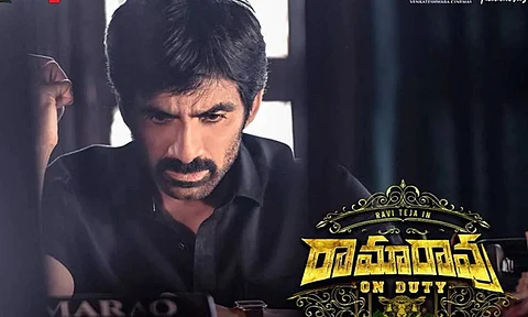 Ravi Teja to compensate Ramarao On Duty producer for losses 