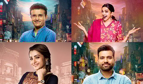 Celebs share ‘Mega Blockbuster’ posters, fans wonder what it is; Sourav Ganguly's tweet spills the beans