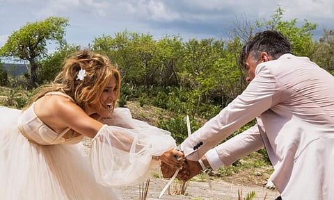 New images released for Jennifer Lopez's upcoming film Shotgun Wedding