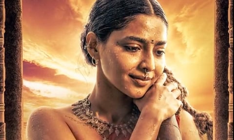 Aishwarya Lekshmi's look as Poonguzhali from Ponniyin Selvan out