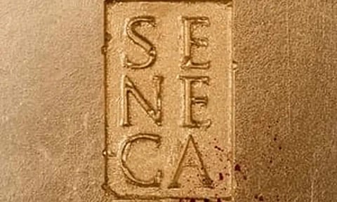 The official poster for Seneca: On the Creation of Earthquakes starring John Malkovich is out