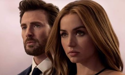 Ghosted poster ft. Chris Evans, Ana de Armas