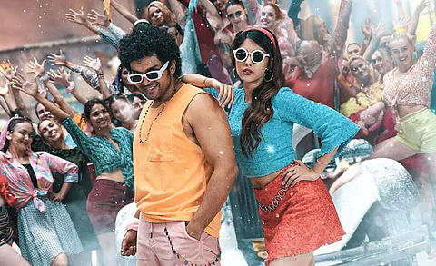 Karthi sings and grooves for Touching Touching from Japan