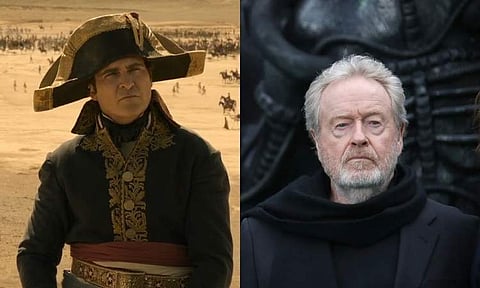 Ridley Scott responds to French critics dismissing his film Napoleon