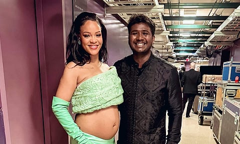 Rahul Sipligunj meets Rihanna at the Oscars