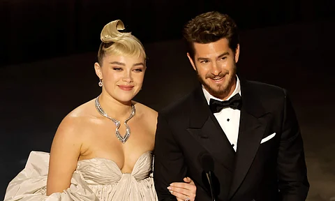 Florence Pugh and Andrew Garfiled