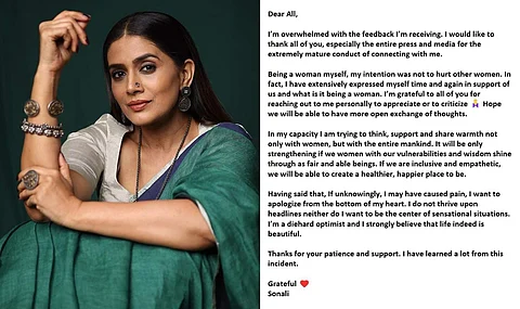 Sonali Kulkarni apologises for recent statements: My intention was not to hurt other women