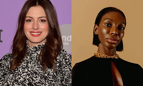 Anne Hathaway and Michaela Coel