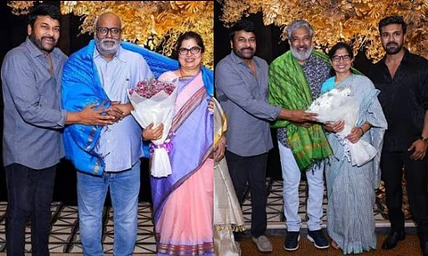 Chiranjeevi honours SS Rajamouli and MM Keeravaani