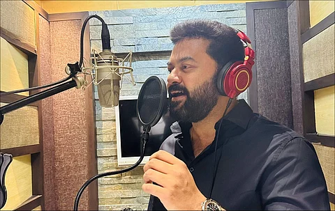 Indrajith records a song for Kunjammini’s Hospital