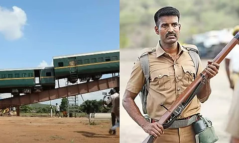 Making video of  train sequence in Viduthalai is out