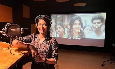Aishwarya Lekshmi completes dubbing for King of Kotha