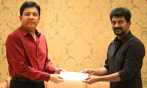 Kalanithi Maran gifts cheque and Porsche car to Nelson Dilipkumar after Jailer's success