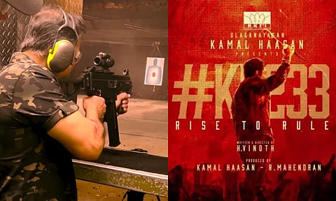 Kamal Haasan begins gun training for KH 233