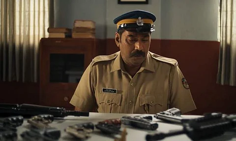 A still of Biju Menon from Thundu
