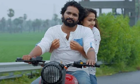 Ravi Teja Nunna and Neha Jurel from Raju Gari Ammayi Naidu Gari Abbayi trailer