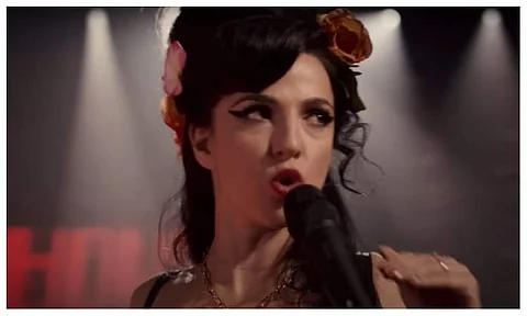 Amy Winehouse in a still from Back to Black