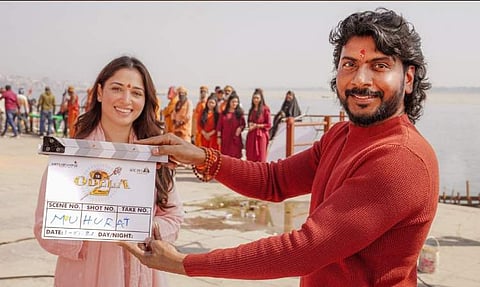 Tamannaah Bhatia begins shooting for Odela 2 in Varanasi 