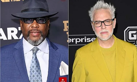 Wendell Pierce and his Superman director James Gunn