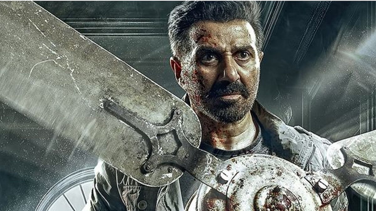 Vello Intense Rage Sunny Deol exhibits intense rage in first look and title reveal poster ...